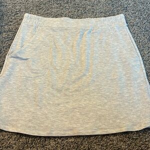 NWY Zyia Gray Effortless Pocket Skirt